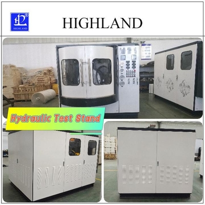HIGHLAND 컴팩트 구조 수압 테스트 스탠드 380 L/min 흐름 속도 1 년 보증