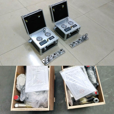 유압 시스템의 결함 진단을 위한 가지고 다닐 수 있는 수압시험기