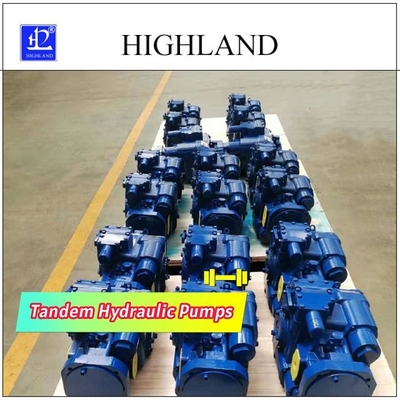 2500r/Min 정격 속도는 압력과 흐름제어 110 cc/R+110cc/R와 수력 펌프를 중계합니다