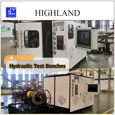HIGHLAND 선박 수압 시험 벤치 명확한 파이프라인 연결을 가진 수압 기계 테스트