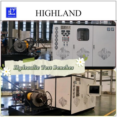 HIGHLAND 선박 수압 시험 벤치 명확한 파이프라인 연결을 가진 수압 기계 테스트