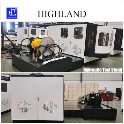 HIGHLAND 고성능 수압 테스트 스탠드 90 Kw 380 L/Min 흐름 속도 장비