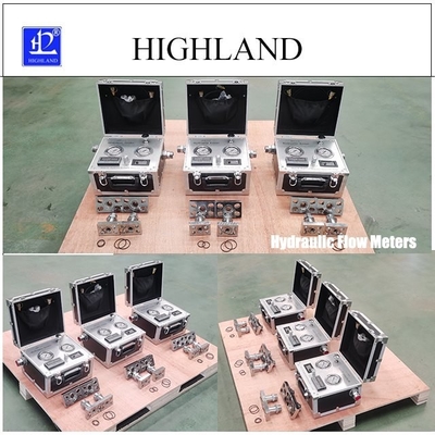 HIGHLAND 수압 검사기 데이터 디스플레이와 함께 수압 흐름 속도 보안 테스트