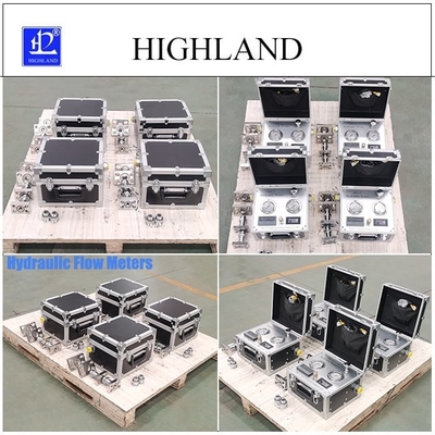 HIGHLAND 수압 검사기 데이터 디스플레이와 함께 수압 흐름 속도 보안 테스트