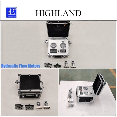 HIGHLAND 수압 검사기 데이터 디스플레이와 함께 수압 흐름 속도 보안 테스트