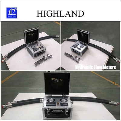 HIGHLAND 시멘트 믹서 수압 흐름 미터 데이터 표시 400L/분 흐름 속도 테스트