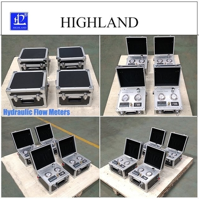 HIGHLAND 정밀 흐름 측정 시멘트 믹서용 수압 검사기 데이터 디스플레이