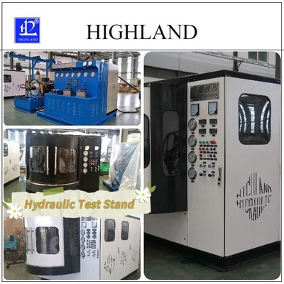 HIGHLAND 수압 테스트 스탠드 산업용 42 MPa 압력 장비 테스트 시스템