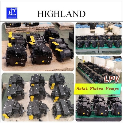 충전 오일 펌프가 장착된 LPV90 유압 축 피스톤 펌프