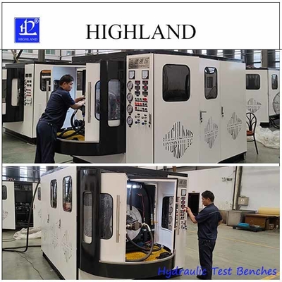 110kW 완전 자동 수압 시험 벤치와 함께 수압 펌프 및 모터의 테스트
