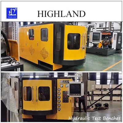 HIGHLAND 완전 자동 수압 테스트 벤치 - 500 L/min 흐름 속도