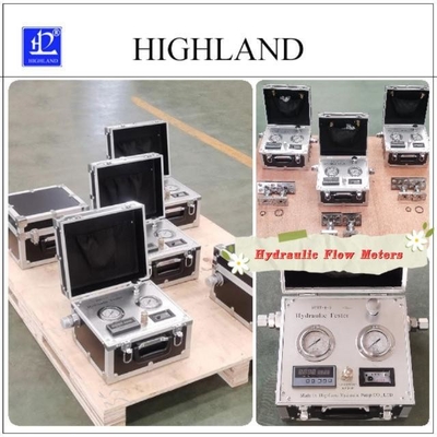 최고 압력 420 바를위한 높은 흐름 비율 수압 검사기 HIGHLAND 설계