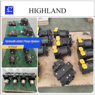 하버스터 수압 펌프 시스템 42Mpa 압력 접착재 케이스