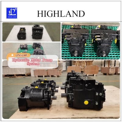 149kw 합판 케이스에 있는 철도 모터 펌프 시스템 수압 부품 수동 로딩
